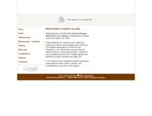 Tablet Screenshot of hotellascanteras.es